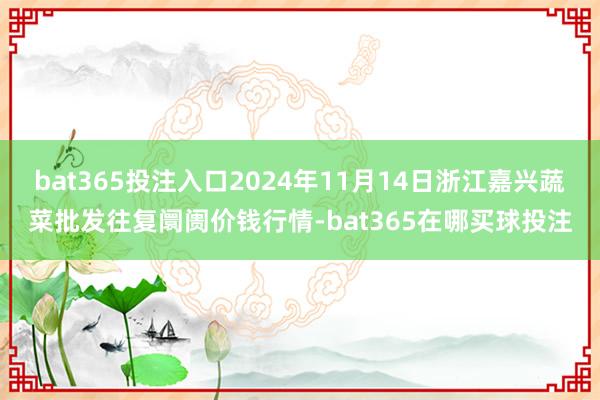 bat365投注入口2024年11月14日浙江嘉兴蔬菜批发往复阛阓价钱行情-bat365在哪买球投注